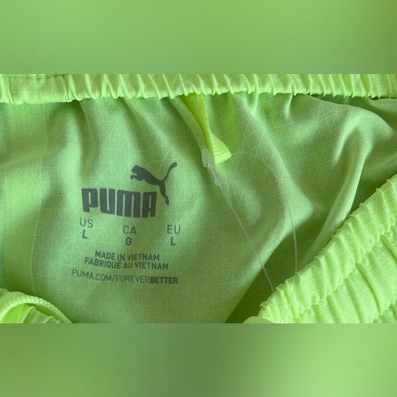 Puma Authentic Manchester City Goalkeeper Green Soccer Shorts Men’s Sz: L - Picture 6 of 7